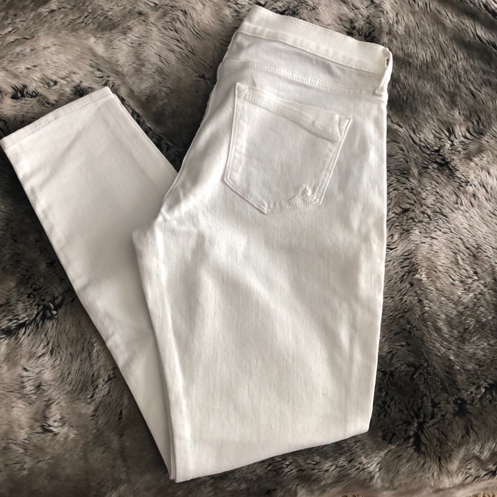 Express white legging jean